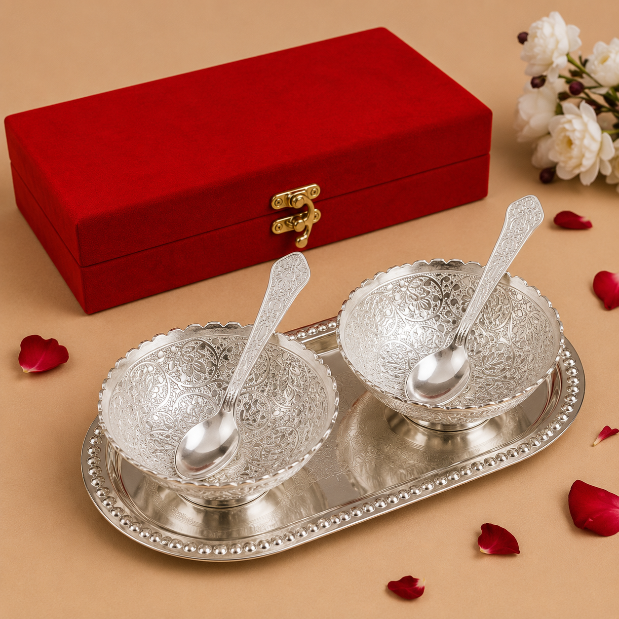 Silver Plated Bowl Set