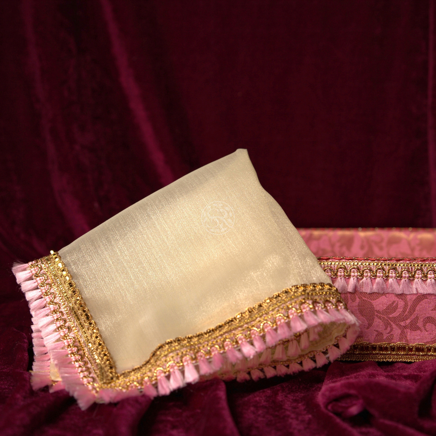 Baby Pink Shagun Tray by Saptrishi (1pc)