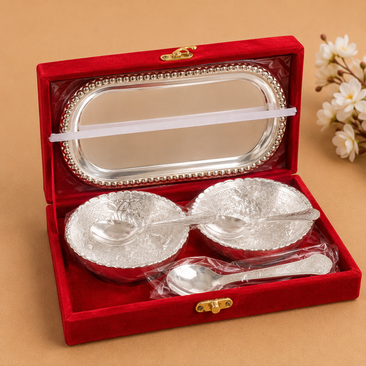 Silver Plated Bowl Set