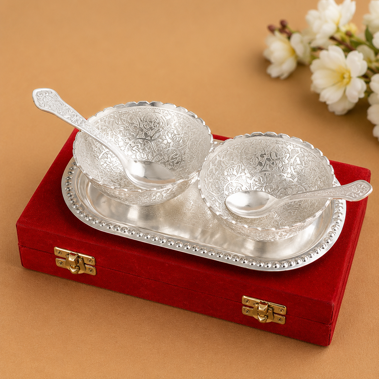 Silver Plated Bowl Set