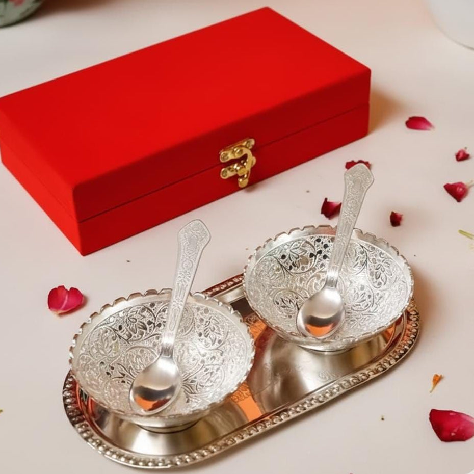 Silver Plated Bowl Set