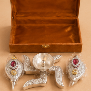 Swastik Diya &  Chopda Set (Gift Box Packed)