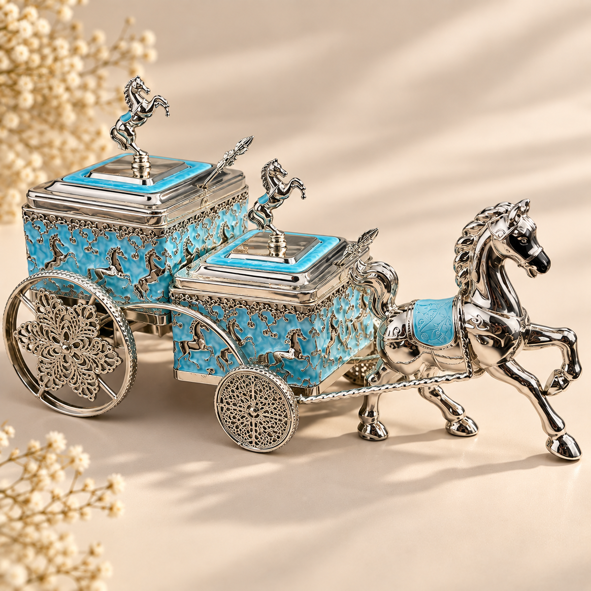 Royal Horse chariot by Saptarishi India