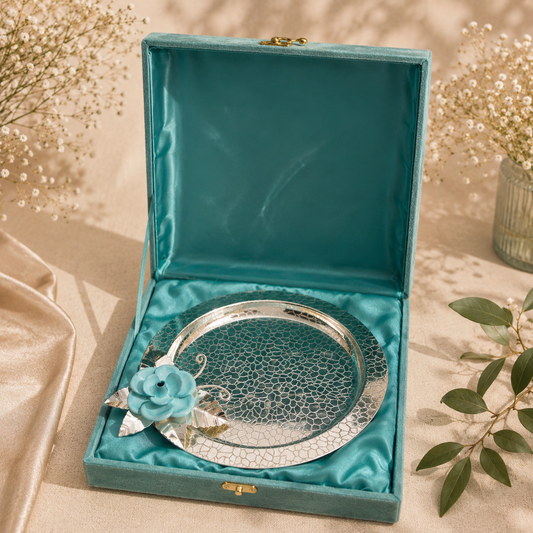 Premium Rose Platter by Saptarishi