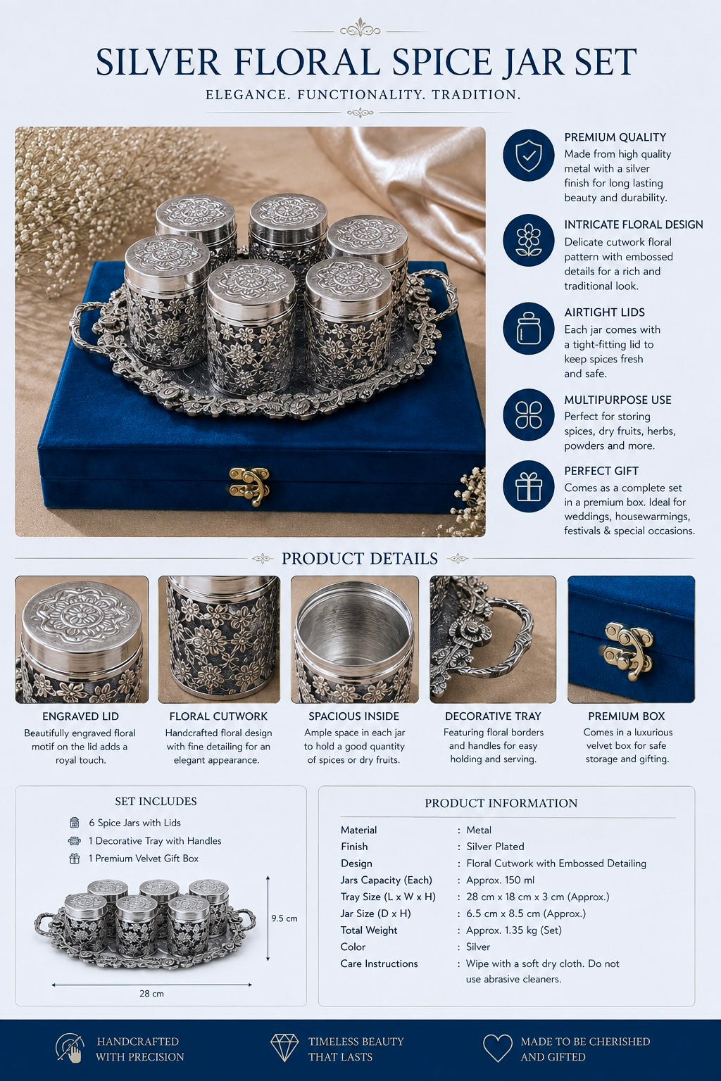 Fulwari Serving & Gifting Set By Saptarishi