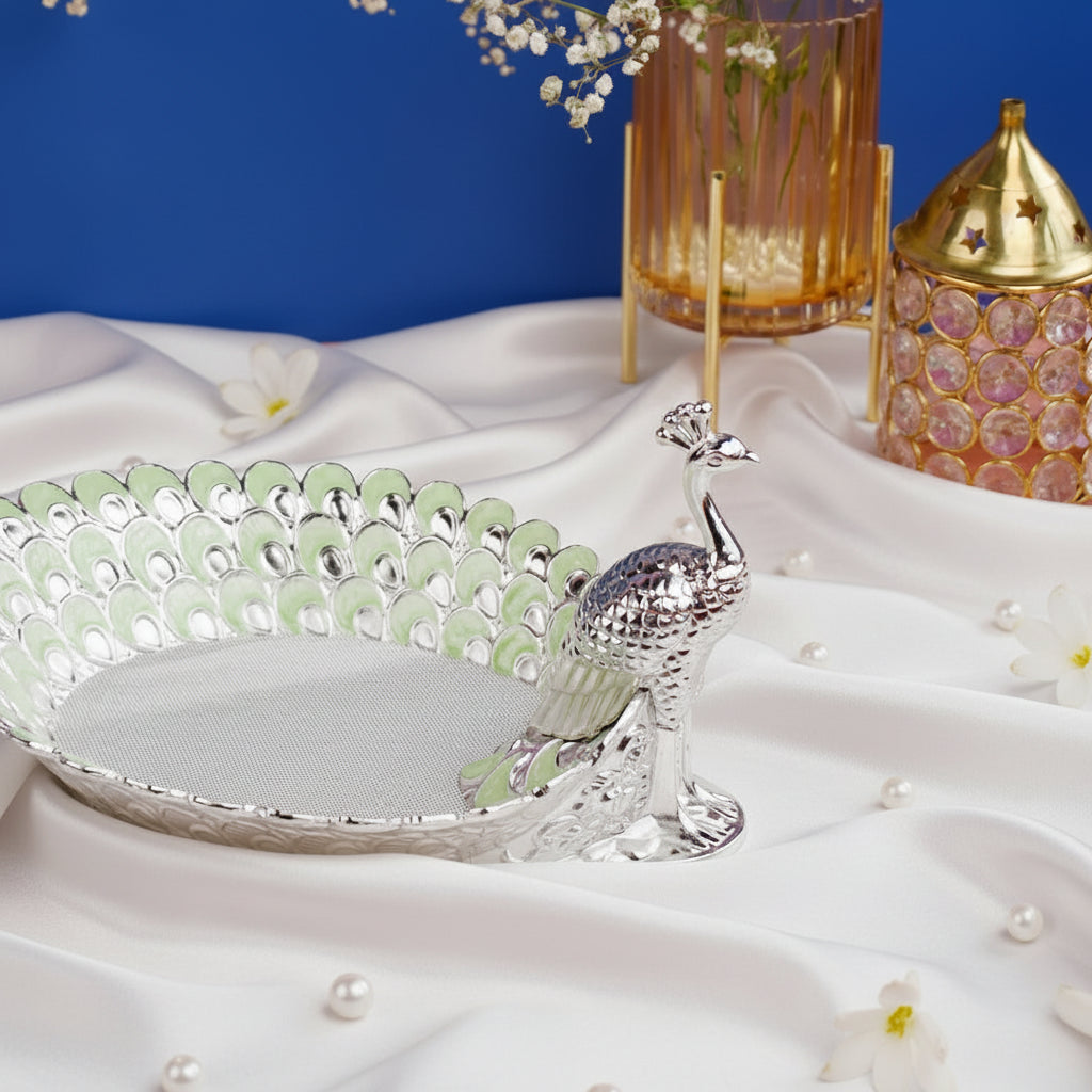 Peacock Pankh Leaf Tray