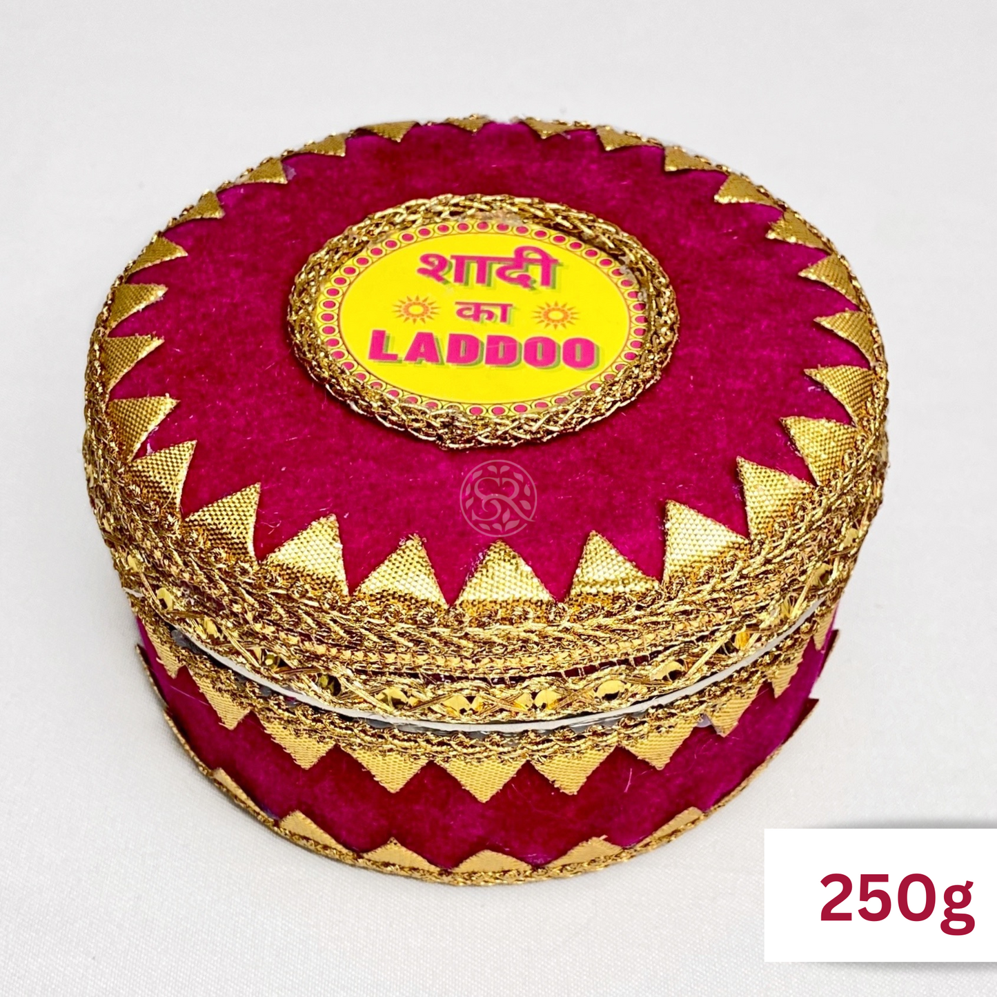 Rani Pink 'Shadi ka Laddoo' Steel Box By Saptrishi
